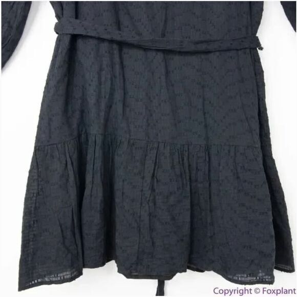NEW Eloquii 100% cotton‎ black Textured Cotton Easy Day Dress, 20 - Picture 10 of 16